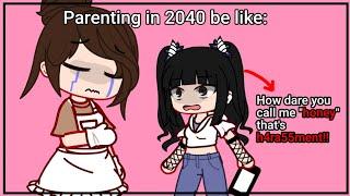 Parenting in 2040 be like :  