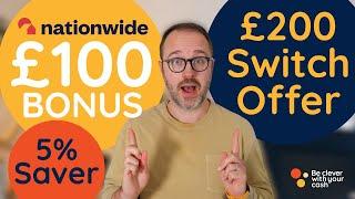 Nationwide £100 Fairer Share bonus + £200 switch AND 5% saver! Can you get it?