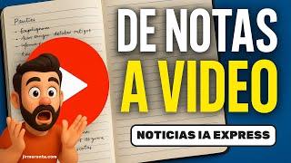 ⏰NOTICIAS IA EXPRESS⏰ NotebookLM crea resúmenes en video de 20 segundos