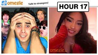 We Survived 24 HOURS On Multiplayer Omegle...