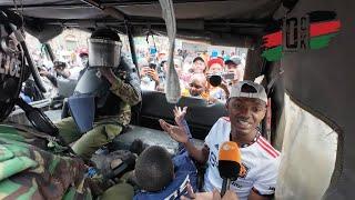 "AKI MSIWACHE WATUBEBE JUU WATAENDA KUTUMALIZA", Protestors pleads with journalists to save them