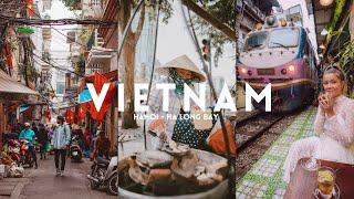 TWO WEEKS IN VIETNAM! | Hanoi Street Food & Train Street | Travel Vlog Part 2