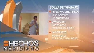 Bolsa de trabajo: Se solicita personal de limpieza