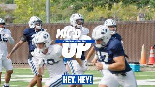 MIC'D UP with Keanu Hill || GOTTA RUN THAT BACK CHAT || BYU Football