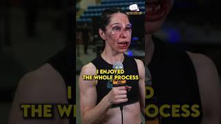 BKFC  Melanie Shah after getting her tooth knocked out: "I might not look like it but I enjoyed it"