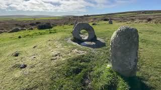 Men-an-Tol, The magical, healing and fertility ancient monument in West Penwith, Cornwall.