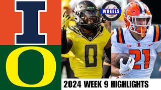 #1 Oregon vs #20 Illinois | Full Game Highlights | 2024 College Football Highlights