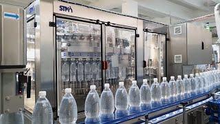 Complete filling line for still and sparkling water with efficiency 9000bph@1,5l - Kyrgyzstan