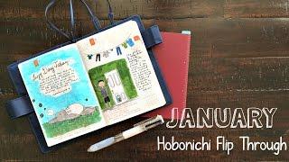 Hobonichi Flip Through January