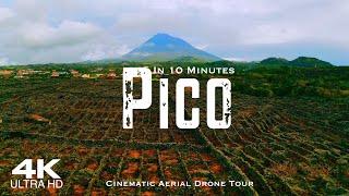 PICO Island  Drone Aerial 4K 2024 | Azores Açores Portugal