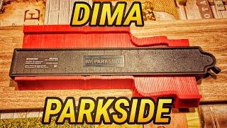 DIMA PARKSIDE CALIBRO PER CONTORNI PER SAGOMARE PARQUET, GRES, PIASTRELLE, LAMINATO. 6.99 EURO