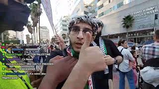 Scuffed Jim Carrey GETS INTO FEUD AT PRO PALESTINE RALLY...