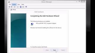 How To Install Microsoft LoopBack Adapter on WIndows 8.1