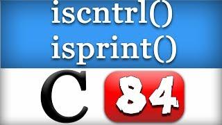 iscntrl, isprint Functions in C Programming Language Video Tutorial