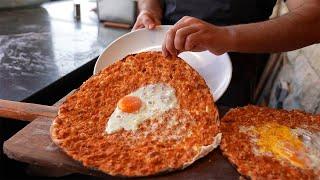 Tasty and Crispy Iraqi Style Lahmacun | Erbil Street Foods