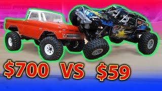Cheap VS Expensive Radio Controlled RC Rock Crawler Car - Traxxas TRX-4 vs WLToys