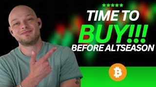 I'm Getting Ready To Buy THESE Altcoins Before Altseason! [1 Month Left]