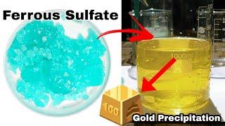 Precipitate Gold Using Ferrous Sulfate | Iron(II) Sulfate | Gold Precipitation Without SMB