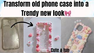 diy cute phone case & charm | easy and trendy make over