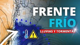 FRENTE FRÍO | Semana otoñal, refuerzo de aire frío y lluvias… ¿Tormentas?