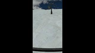 Highest Ski Lift In North America #shorts #fun #cool #skiing #gopro #crazy