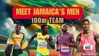 Paris 2024 Jamaican Men's 100-Meter Team