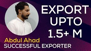 Mr. Abdul Ahad Import Export Course Participant Successful Exporter of Microtech Institute Sialkot