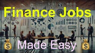  Explore Finance Careers - Made Easy! Investment Banking, Corporate Finance & More Descriptio