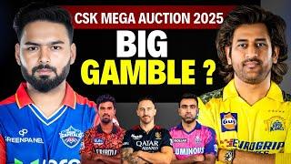 Chennai Super Kings 2025 Mega Auction Strategy – Full Analysis! 