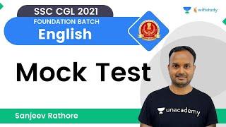 Mock Test | English | SSC CGL Exams | wifistudy | Sanjeev Rathore