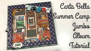 Carta Bella Summer Camp Jumbo Album Tutorial - Country Craft Creations Design Team