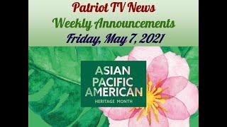 Patriot TV News - Friday, May 7, 2021