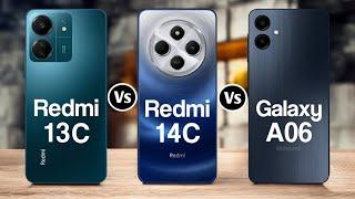 Redmi 13C Vs Redmi 14C Vs Samsung Galaxy A06