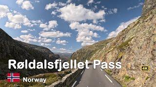 ROAD TRIP Norway | Driving Over the Scenic Røldalsfjellet in 4K