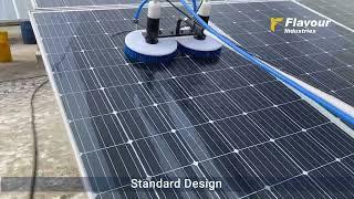 motorized solar panel cleaning brush,motorized dubble dish brush,