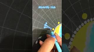 Make A Peaceful Mandala With Pihu #trending #shortvideo #shorts #mandala #dotmandala