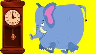 Hickory Dickory Dock Elephant | Nursery Rhymes & Kids Songs | Jozo Kids |