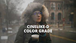 GH5 Cinelike-D Color Grade Tutorial // Give Your Lumix GH5 Cinelike-D Footage a Cinematic Look