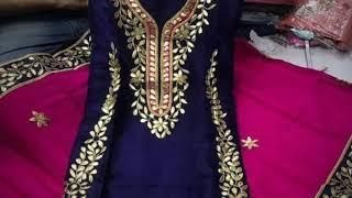 Gota patti silk suits