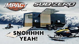 Impact Trailers | Feature Callout | Sub-Zero DLX Snowmobile Trailer