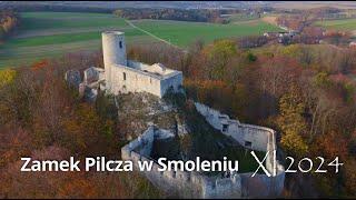 Zamek Pilcza w Smoleniu z DRONA w 4K! | Jura 4K