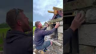 Building a old cottage #stonemasonry