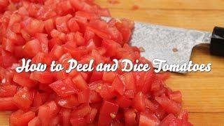 The Best Way to Peel and Dice Tomatoes