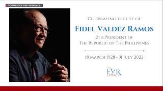 Tributes for former president Fidel V. Ramos - August 6, 2022