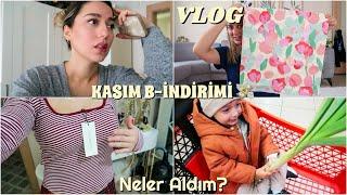 İÇİM GİTTİ DENEMELİ ALIŞVERİŞ️ KASIM İNDİRİMİ MARKETE GİTTİK BİLEREK YAPIYOR  HANDE GÜNLÜK VLOG