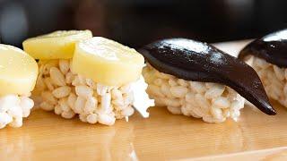 Hey ! Chocolate Sushi ! Ganache & rice puff treat