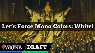 Let's Force Mono Colors: White! | Arena Cube Draft | MTG Arena