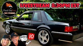 LIVESTREAM  BUILT 87' Foxbody Notchback  #ford #mustang #foxbody #foxbodymustangs