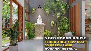 House Design | 5 Bedroom | 30 Perch @ Horana Nebada, Sri Lanka