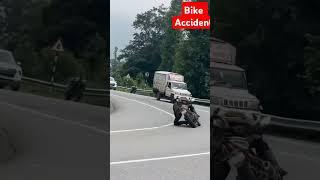 Ktm 230 bike crushed which sliding #bikelover #ktmduke #accident #trendingshorts #videos